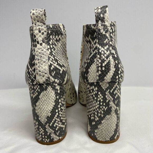 Steve Madden Nayna Snake Skin Print Ankle Booties 9.5M - Picture 4 of 10